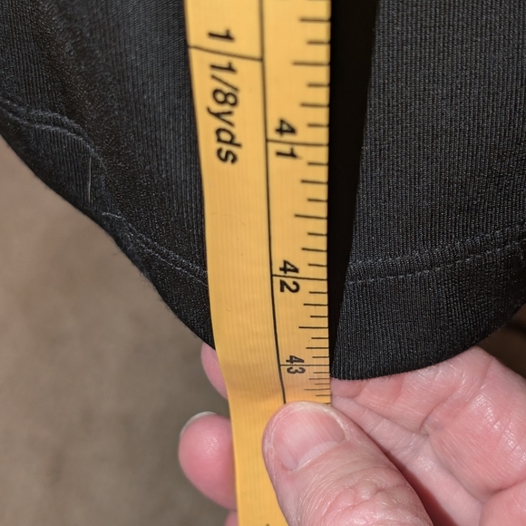 Addition by Chico's Elegant Black Straight Leg, Elastic Waist Pants - Picture 6 of 7